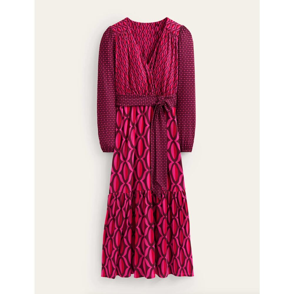Boden Pink and Purple Mini Dress
